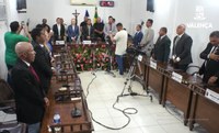 Câmara Municipal de Valença realiza sessão inaugural do ano de 2026 com mensagem do Prefeito Marcos Medrado.