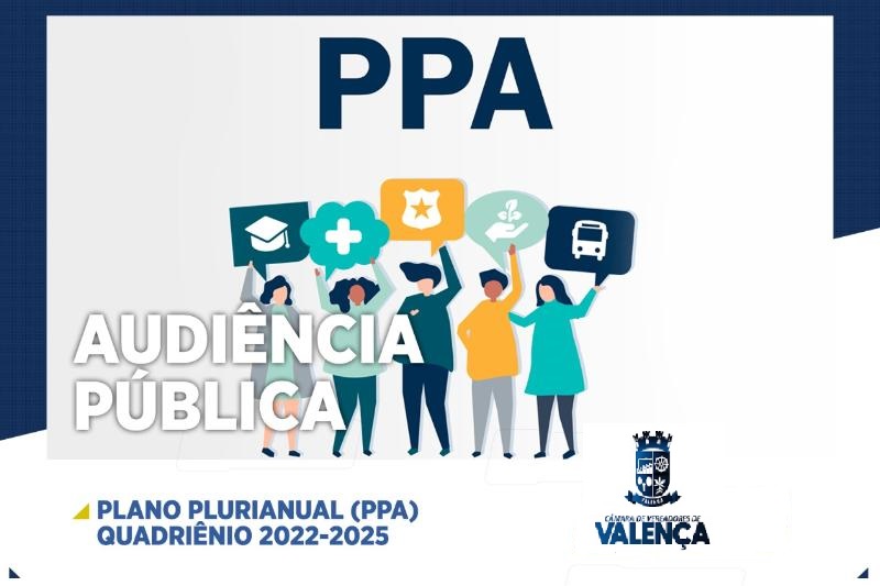 Câmara realizará Audiência Pública para tratar do Plano Plurianual 2026-2029